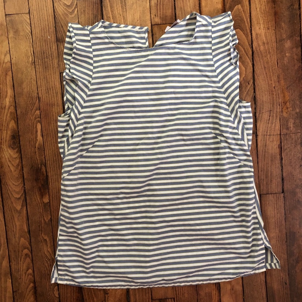 *NEW* LOFT Flutter Sleeve Striped Top